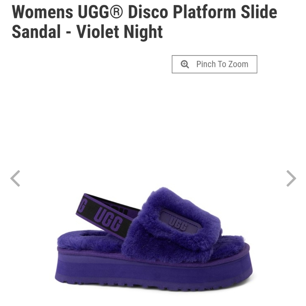 Womens Ugg platform Slide